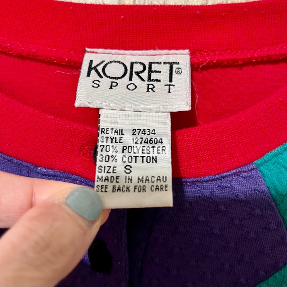 Vintage 80s/90s Patchwork Sweatshirt - Picture 5 of 5